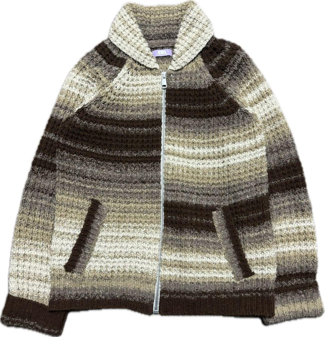 ERL ジップアップニット