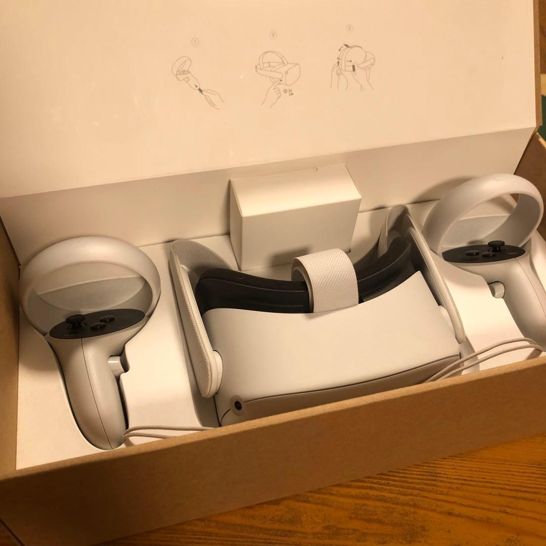  Quest 2 64GB エリートストラップ、ケーブル付き