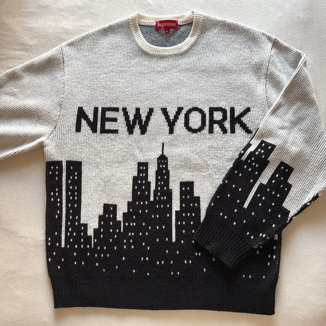 値下げ！正規品！SUPREME NEWYORK ニット　S