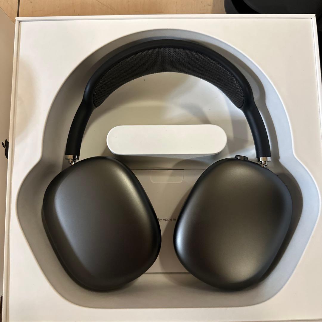 AirPods Max スペースグレー　 アクセサリー　カバー付き