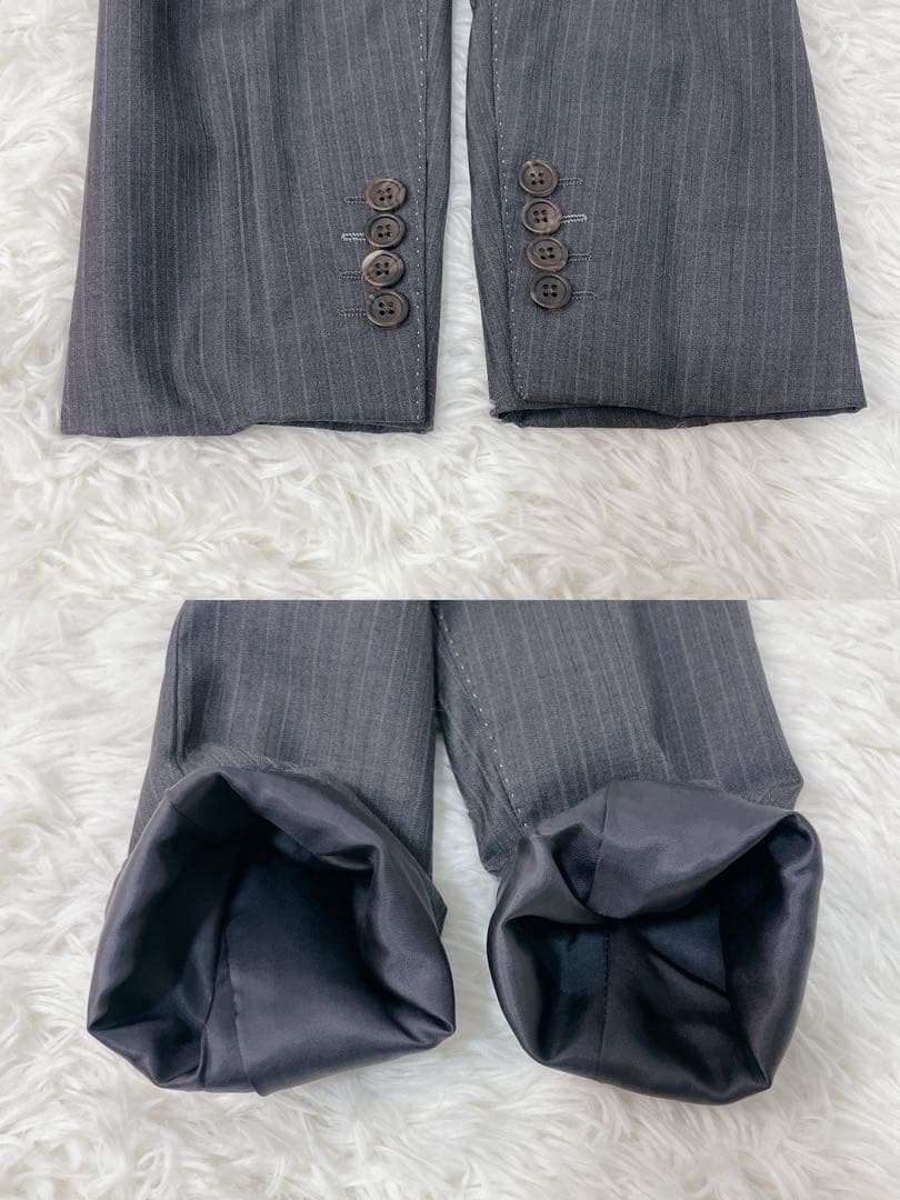 ポールスミス 高級ロロピアーナ 花柄 シルク　セットアップ 白ステッチ 総裏 L