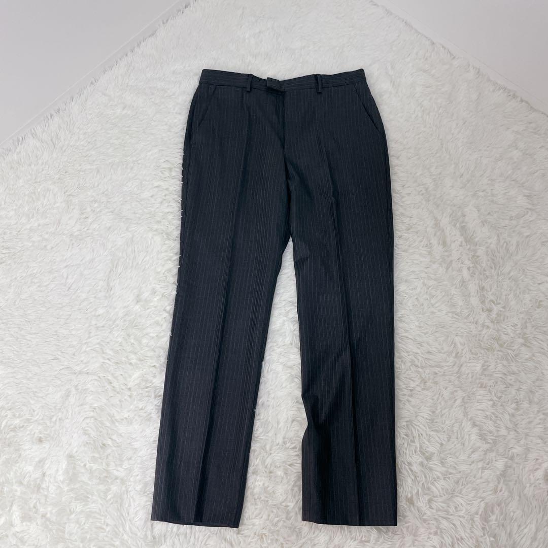 ポールスミス 高級ロロピアーナ 花柄 シルク　セットアップ 白ステッチ 総裏 L