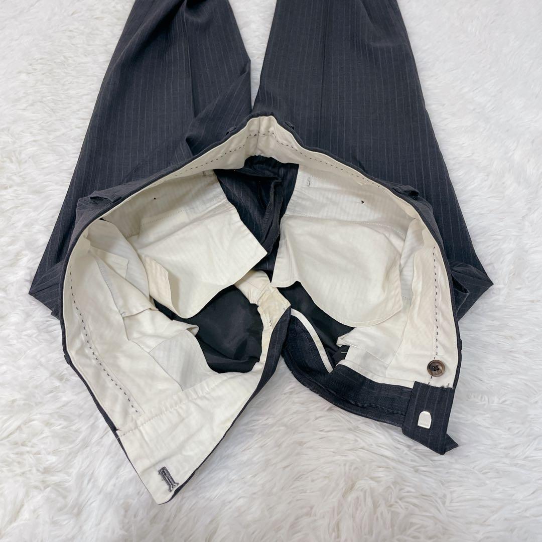 ポールスミス 高級ロロピアーナ 花柄 シルク　セットアップ 白ステッチ 総裏 L