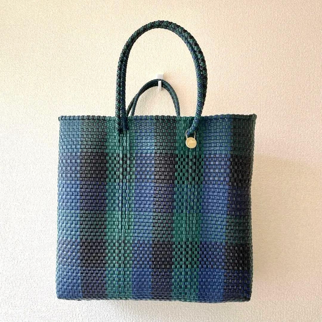 【未使用】Letra　メルカドバッグ　Mサイズ チェック