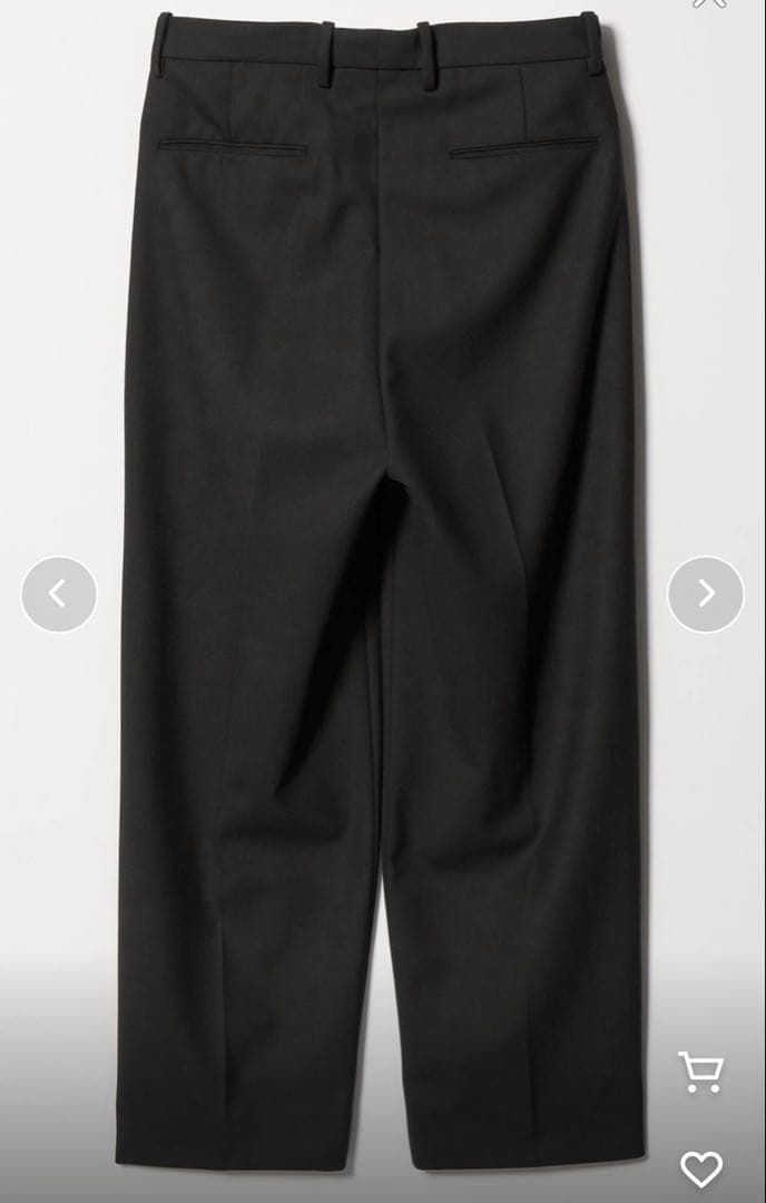 Steven Alanヴィンテージツイル インツープリーツ ドレス トラウザーズ