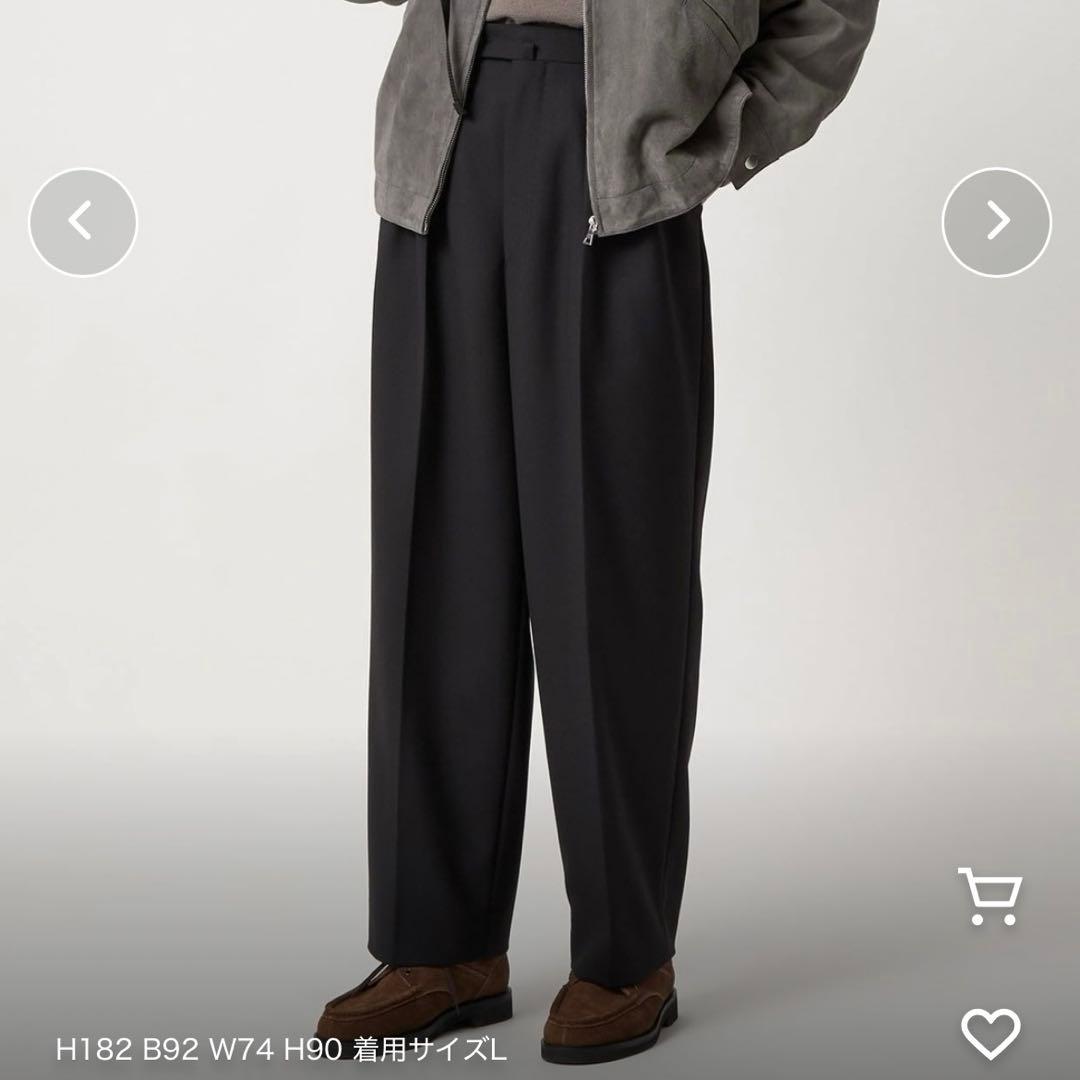 Steven Alanヴィンテージツイル インツープリーツ ドレス トラウザーズ