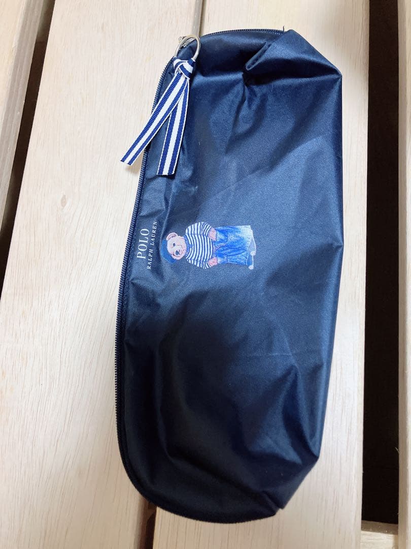 極美品　ポロベア　折りたたみ傘 遮光 晴雨兼用　日傘