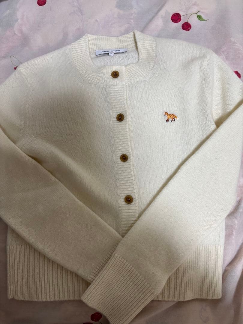 メゾンキツネ ネック カーディガン