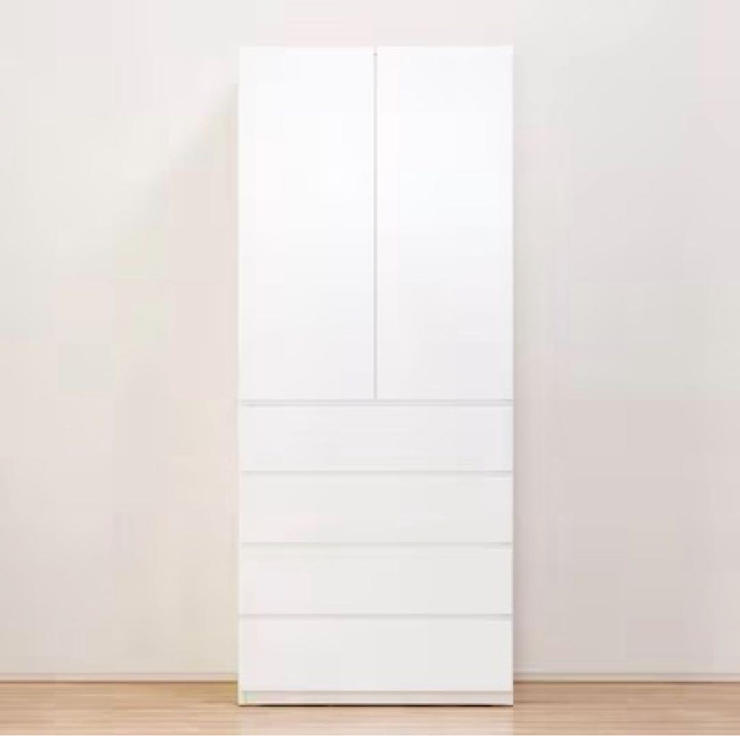 【美品】 ニトリ ブレザータンス ポルテD 80BC 幅80cm ワードローブ