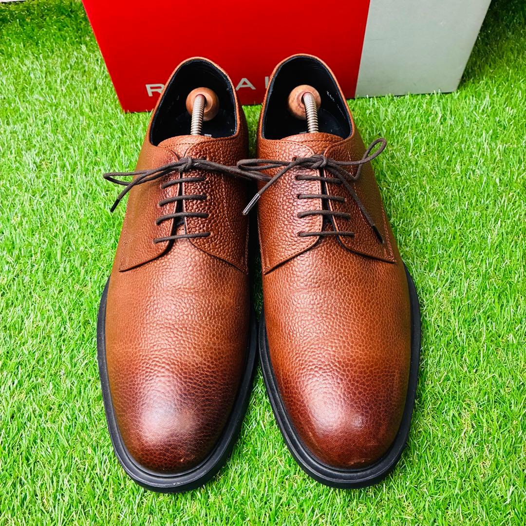 【極美品】REGAL 革靴 シボレザー ポストマン 厚底 パティーヌ 26½