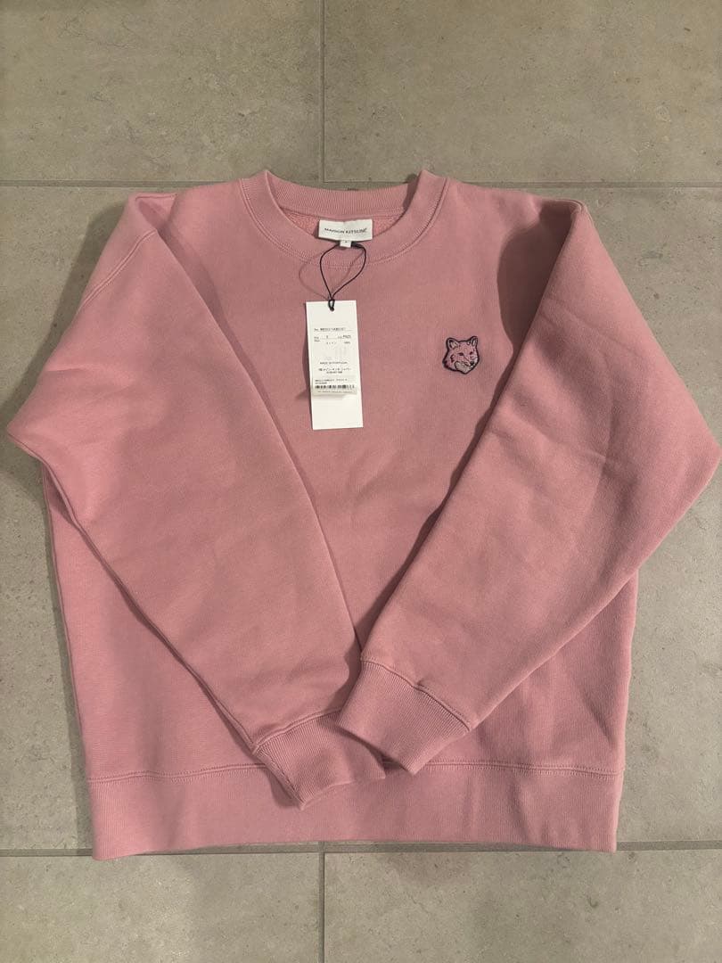 メゾンキツネ　スウェット　ピンク
