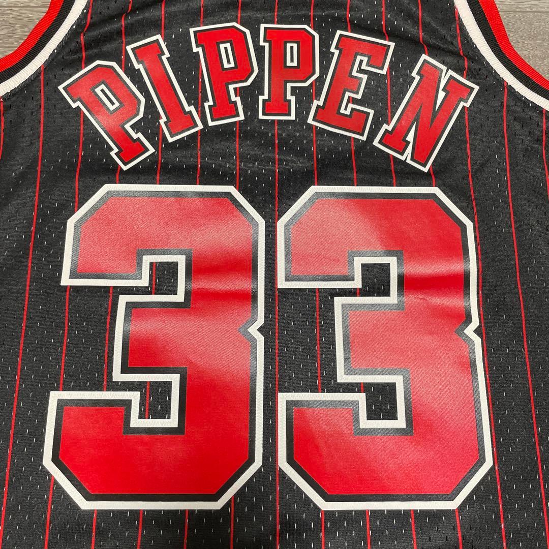 新品 Mitchell&Ness BULLS 33 PIPPEN Jersey