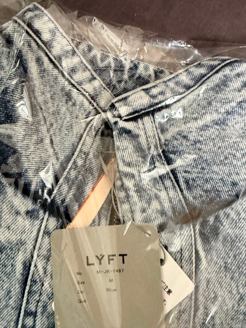 新品ゴールドジム ヴィンテージ加工 デニムジャケット Mサイズ