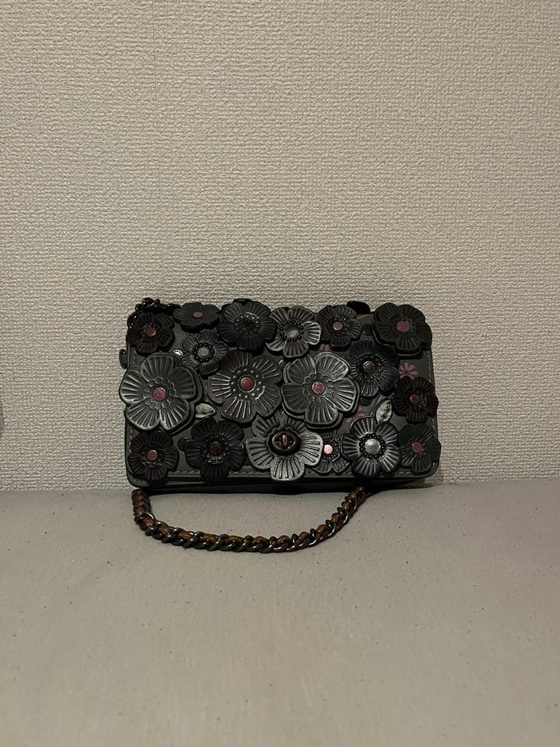 花モチーフ ショルダーバッグ