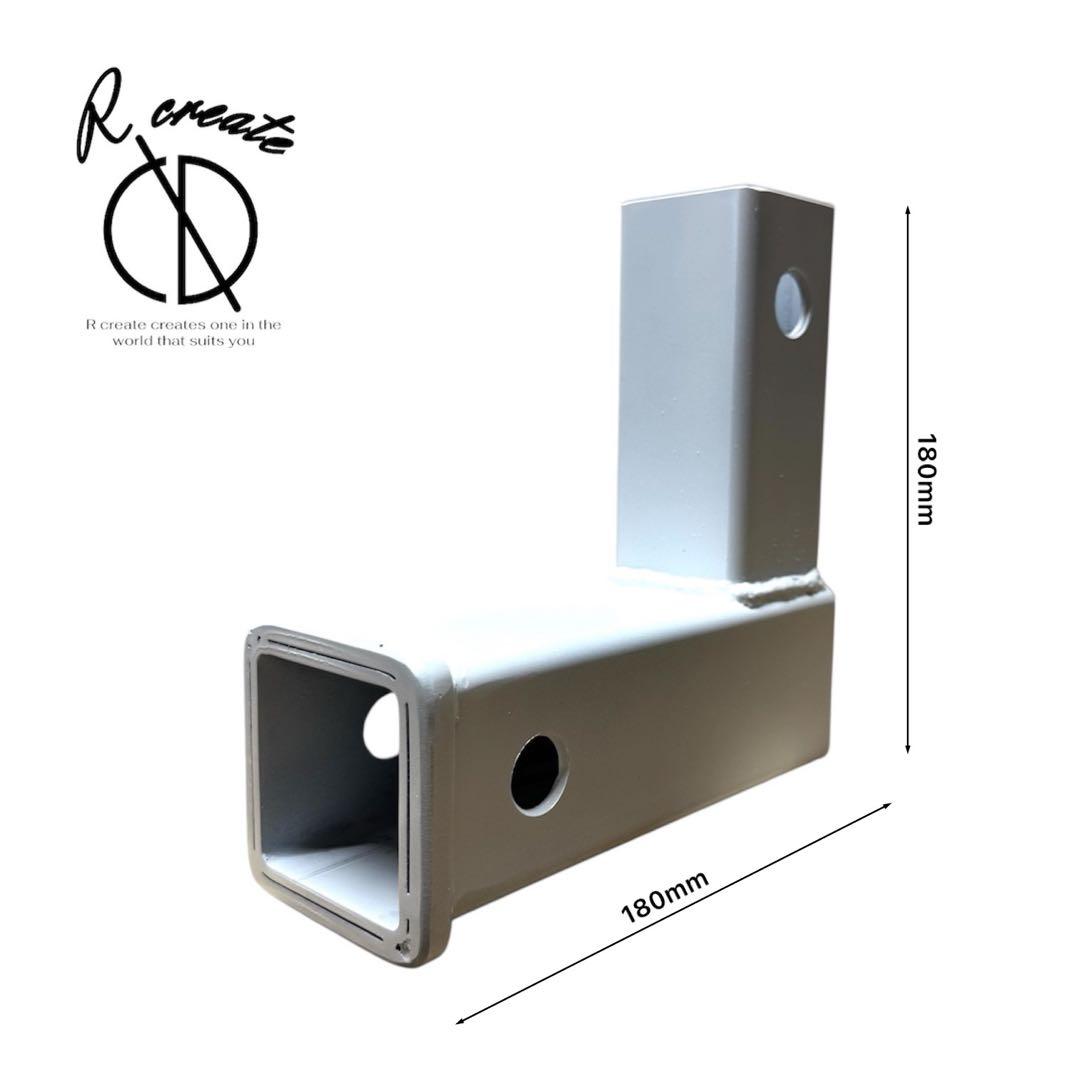 2インチ　垂直水平延長ヒッチレシーバー　ヒッチアダプター　ヒッチマウント　牽引