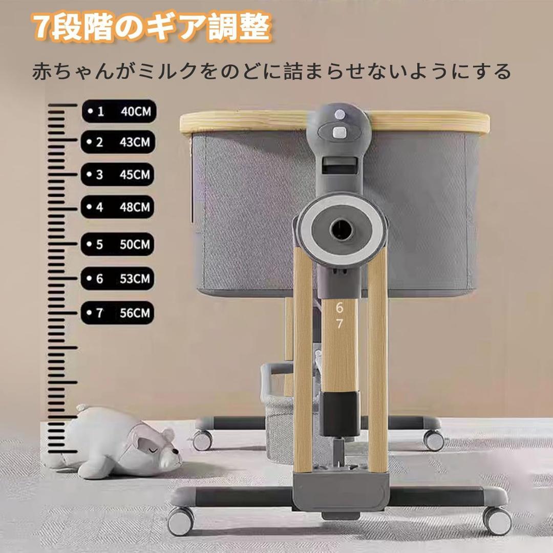 ベビーベッド 添い寝 おむつ台付きベビーベッド 乳児用ベッド