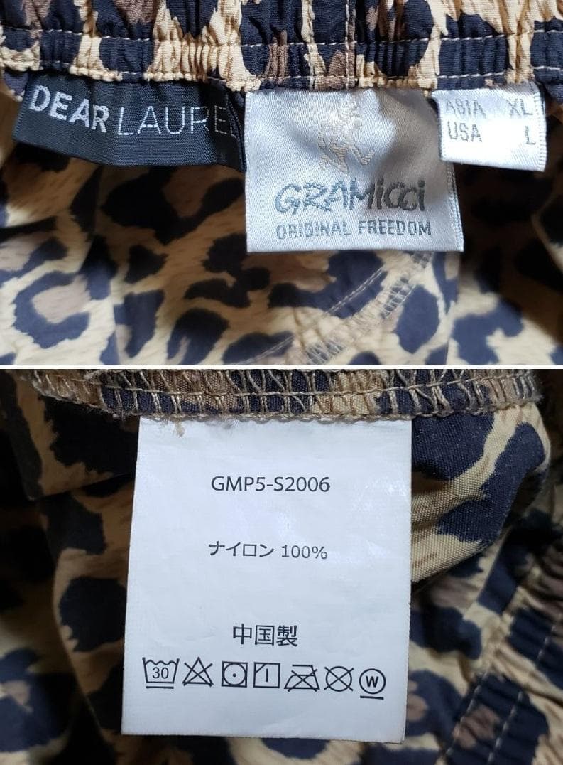 ムラサキスポーツ限定 グラミチ DEAR LAUREL Gショーツ レオパード