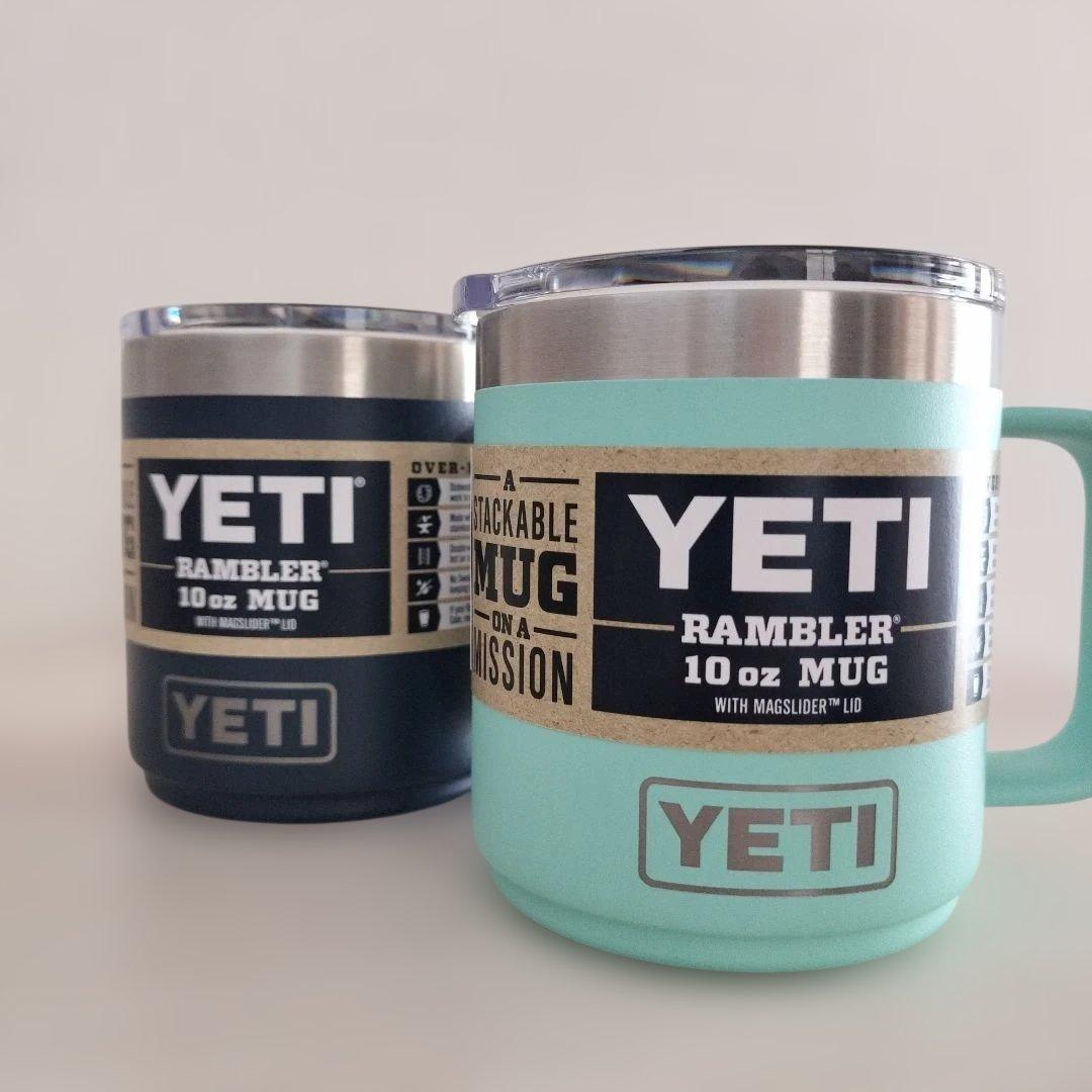 新品未使用 YETI Rambler 10oz Mug ネイビー&グリーン