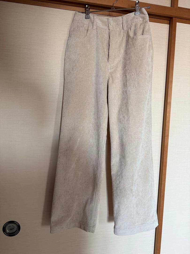 ぽ*♪様 OHGA CORDUROY PANTS お直しあり Sサイズ