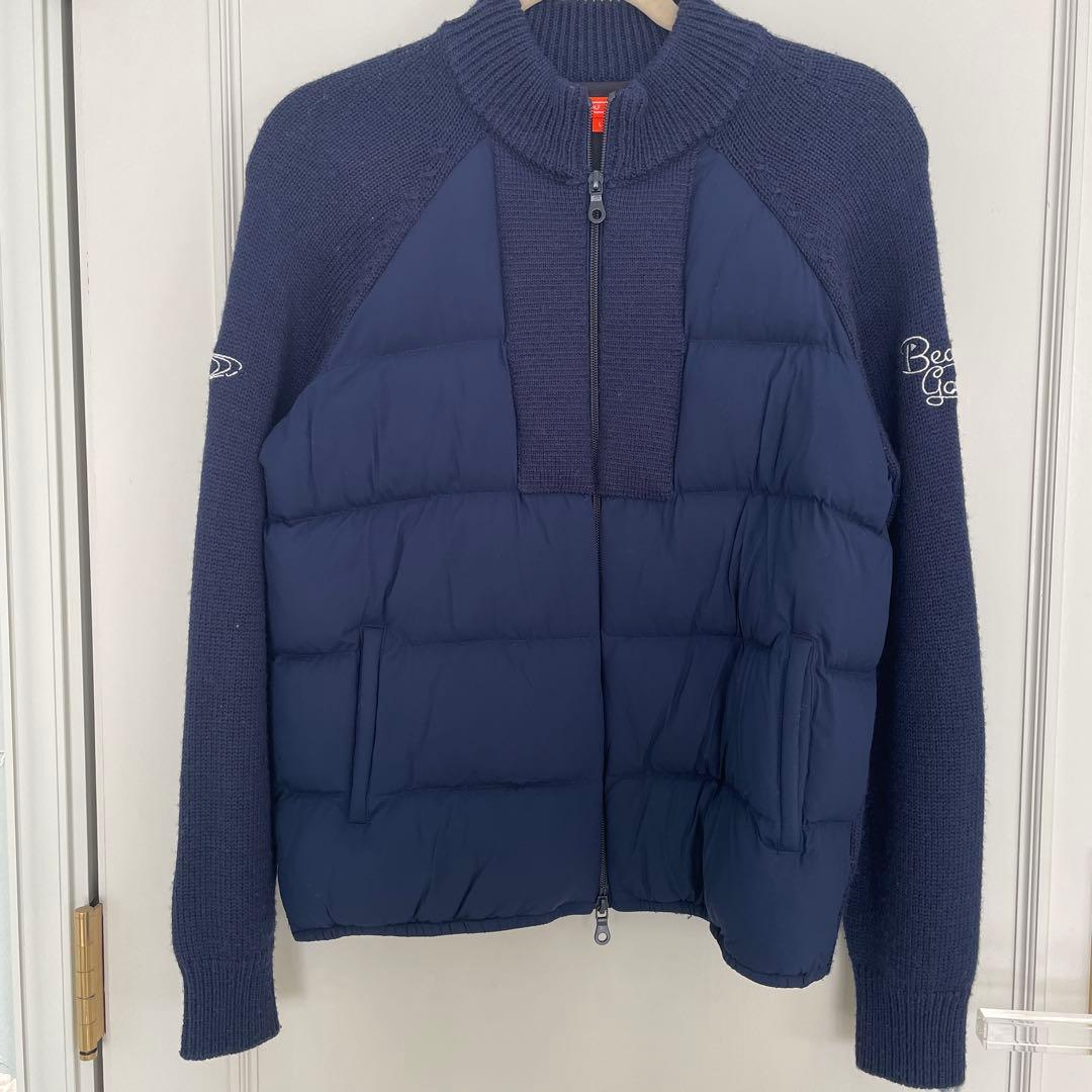 BEAMS GOLF ネイビー ダウンセーター