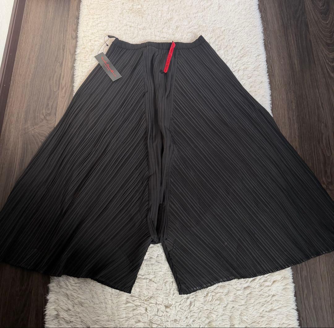 NOKO OHNNOノコオーノ プリーツ ワイドパンツ ブラック 40