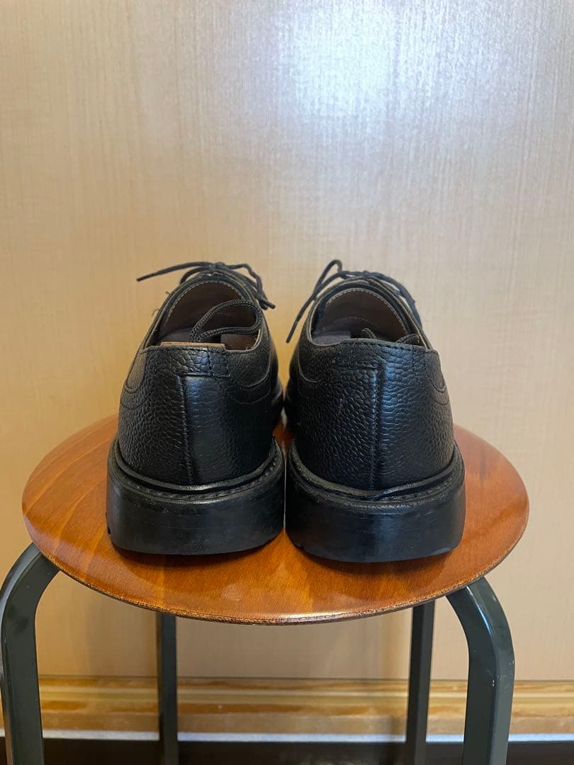 GRENSON グレンソン Uチップレザーシューズブーツ 黒 シューキーパー付属