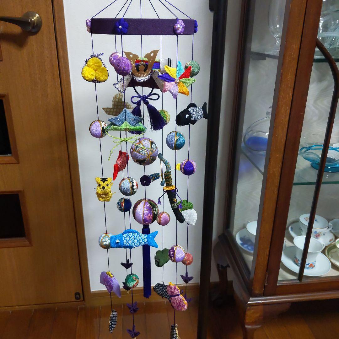 ちりめん細工　端午の節句下げ飾り(大)