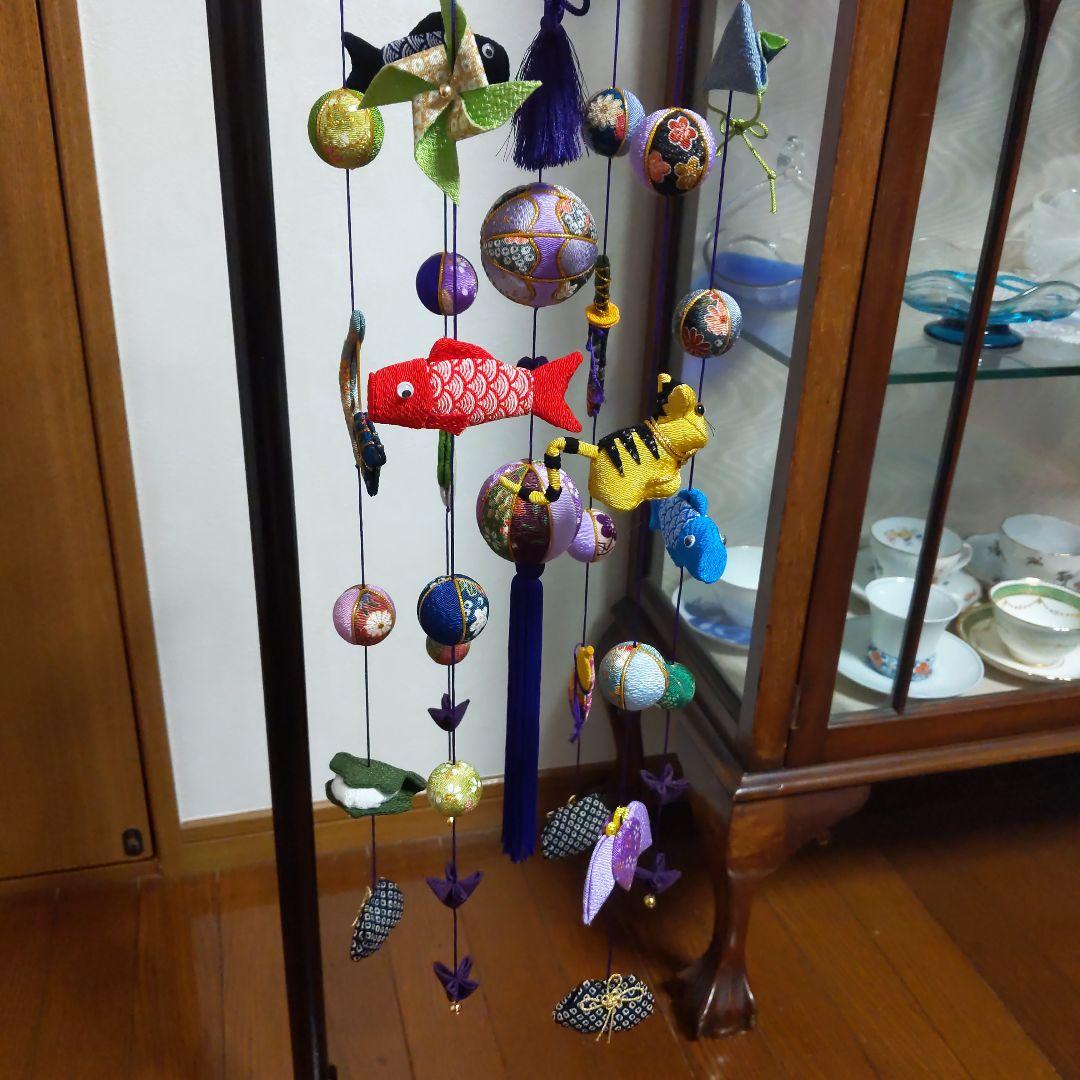 ちりめん細工　端午の節句下げ飾り(大)