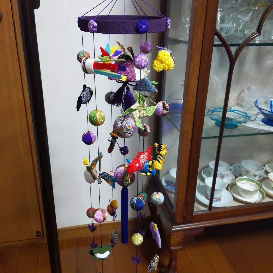 ちりめん細工　端午の節句下げ飾り(大)