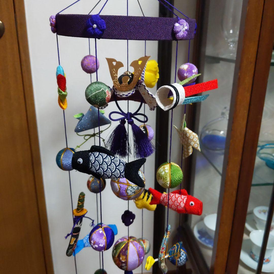 ちりめん細工　端午の節句下げ飾り(大)