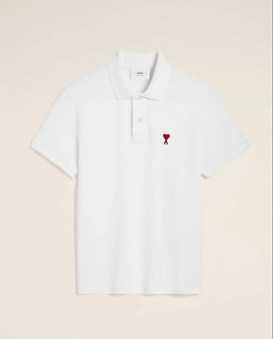 美品！amiparis アミパリス ポロシャツ ホワイト
