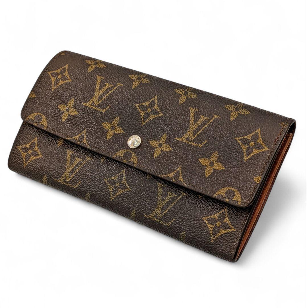 良品 ルイヴィトン モノグラム ポシェット ポルトモネ クレディ 967