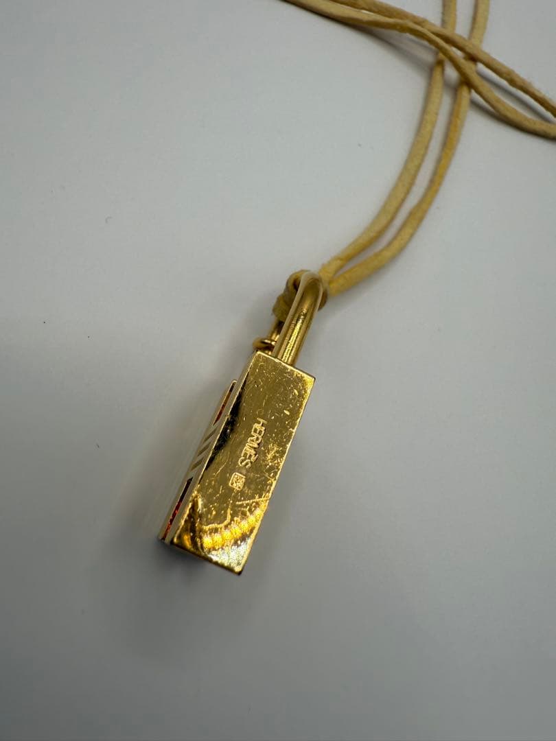 HERMES カデナ H 2000年限定商品 GP ゴールド ペンダントチャーム