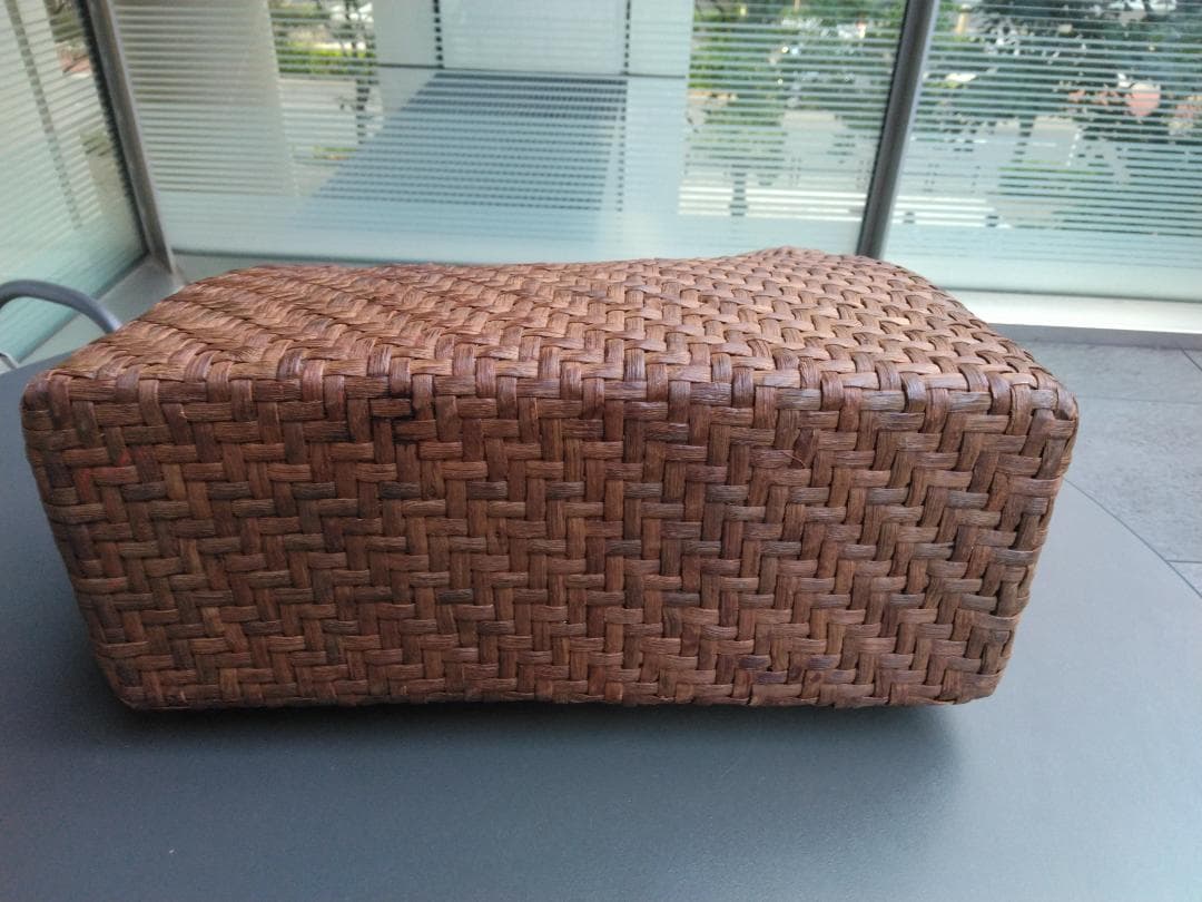 【商品】国産　山ぶどう手提げかご