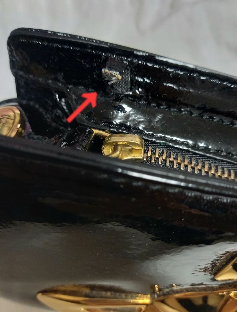 【Vivienne Westwood〈訳あり品〉】エナメルバッグ