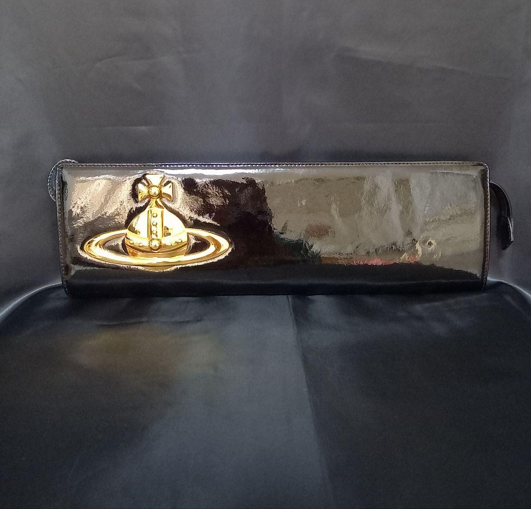 【Vivienne Westwood〈訳あり品〉】エナメルバッグ