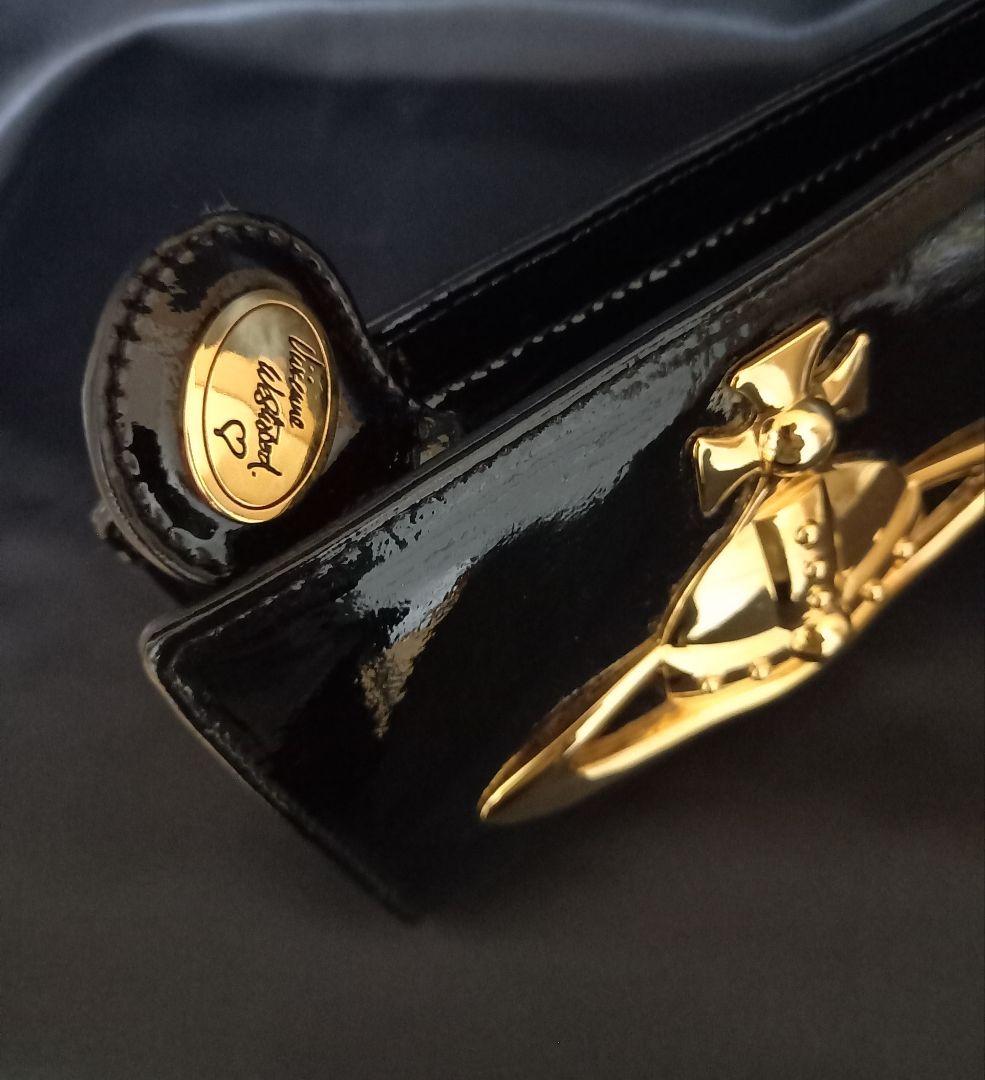【Vivienne Westwood〈訳あり品〉】エナメルバッグ