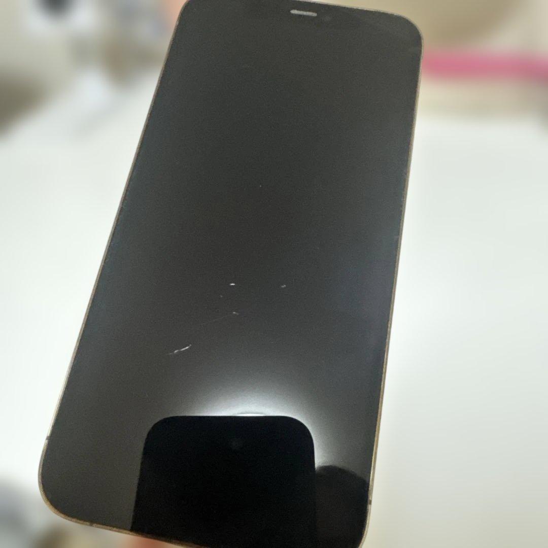 津田　iPhone12pro 128G 背面　カメラレンズ割れ