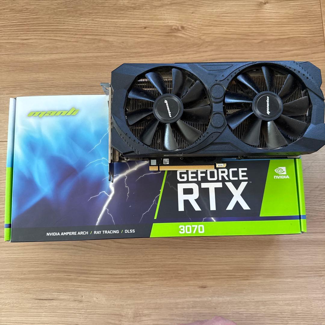 NVIDIA GeForce RTX 3070 manli 本体 元箱付き