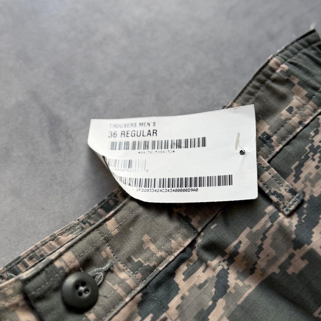 デッドストック 00s 米軍USAF ABU デジタルタイガーカモカーゴパンツ