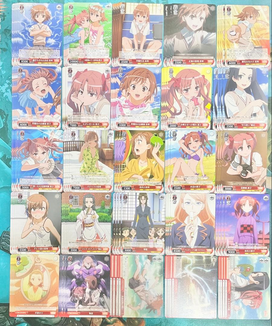 ヴァイスシュヴァルツ ブースターパック 禁書目録＆超電磁砲 1弾 2弾 4コン