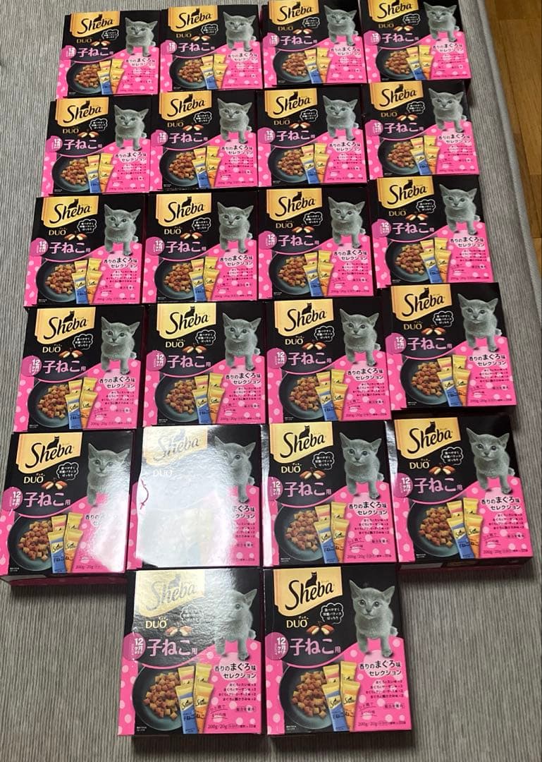 シーバ　デュオ　子ねこ用✖️22個