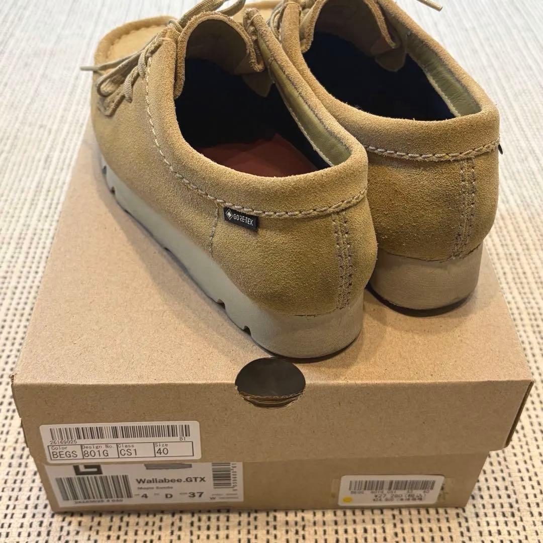 CLARKS モカシン Wallabee.GTX ベージュ