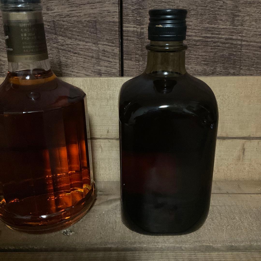 ウィスキー古酒　シーグラム3本　クレセント　ロバートブラウン　ボストンクラブ