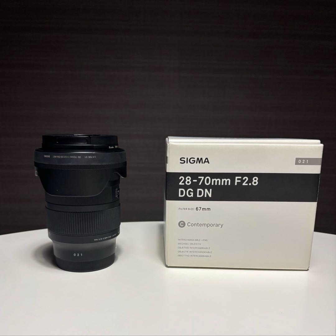 シグマ 28-70mm F2.8 DG DN ソニーEマウント用 プロテクター付