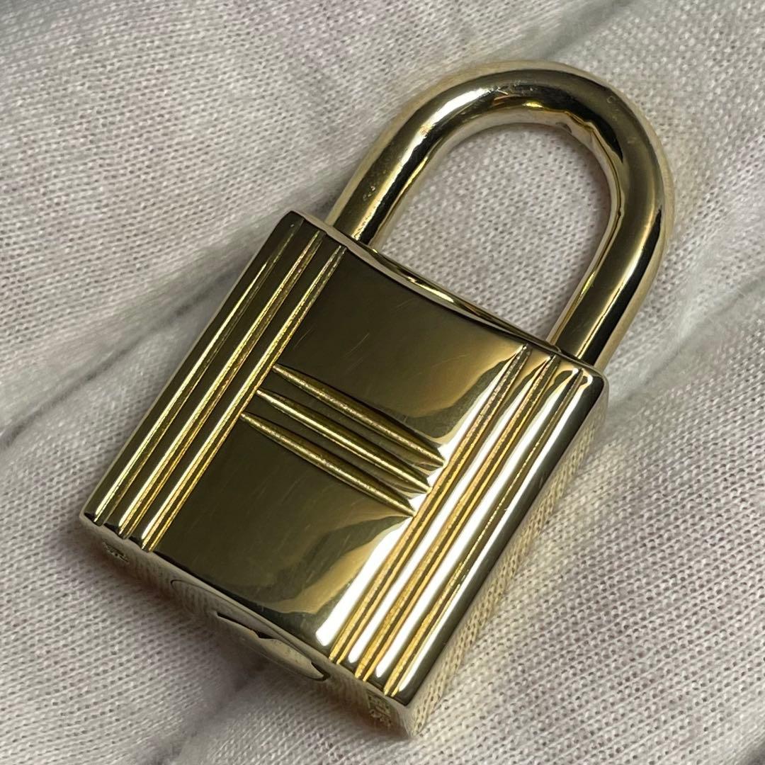 【美品】エルメス K24ゴールドメッキ パドロック カデナ リペア品 114番2