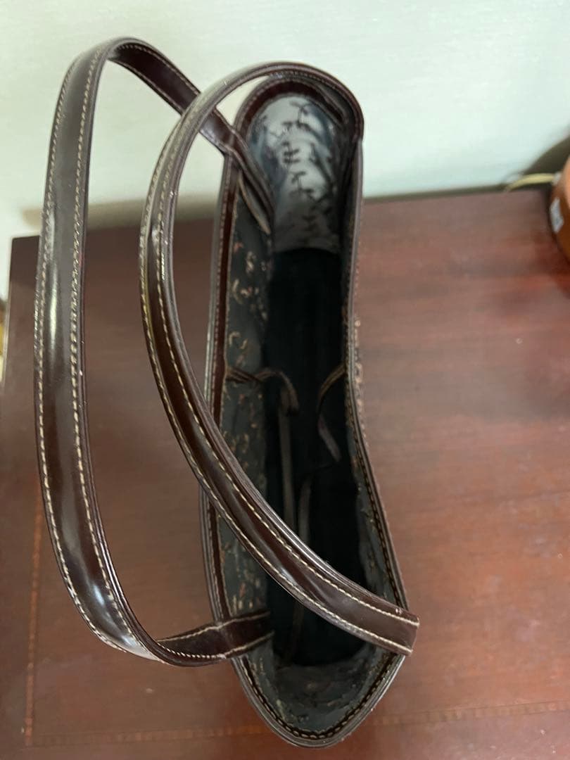 Chloe レース調　レトロ　カゴバッグ