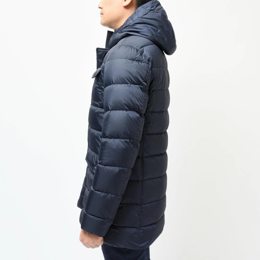 HERNO ポーラテック ウォーターレペレントナイロン ダウンフーディーコート