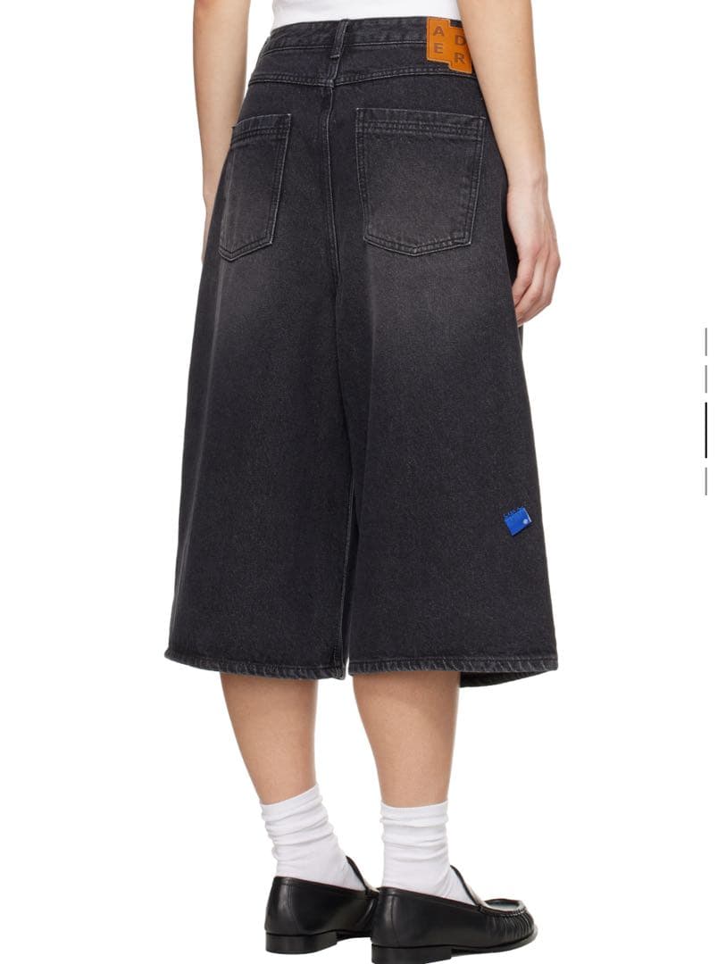 パンツ adererror TRS Tag short jeans 01