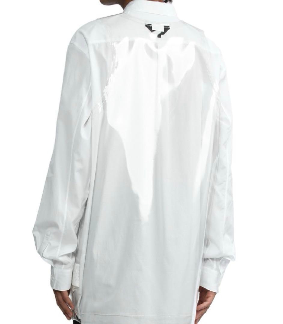 未使用タグ付き ブラックコムデギャルソン オーバーサイズ スローガンベスト S